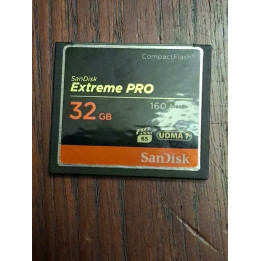 SanDisk Extreme PRO 32GB CompactFlash usada 8.5/10