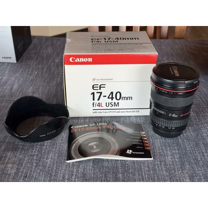 Canon EF 17-40mm f/4L USM usado 8.5/10